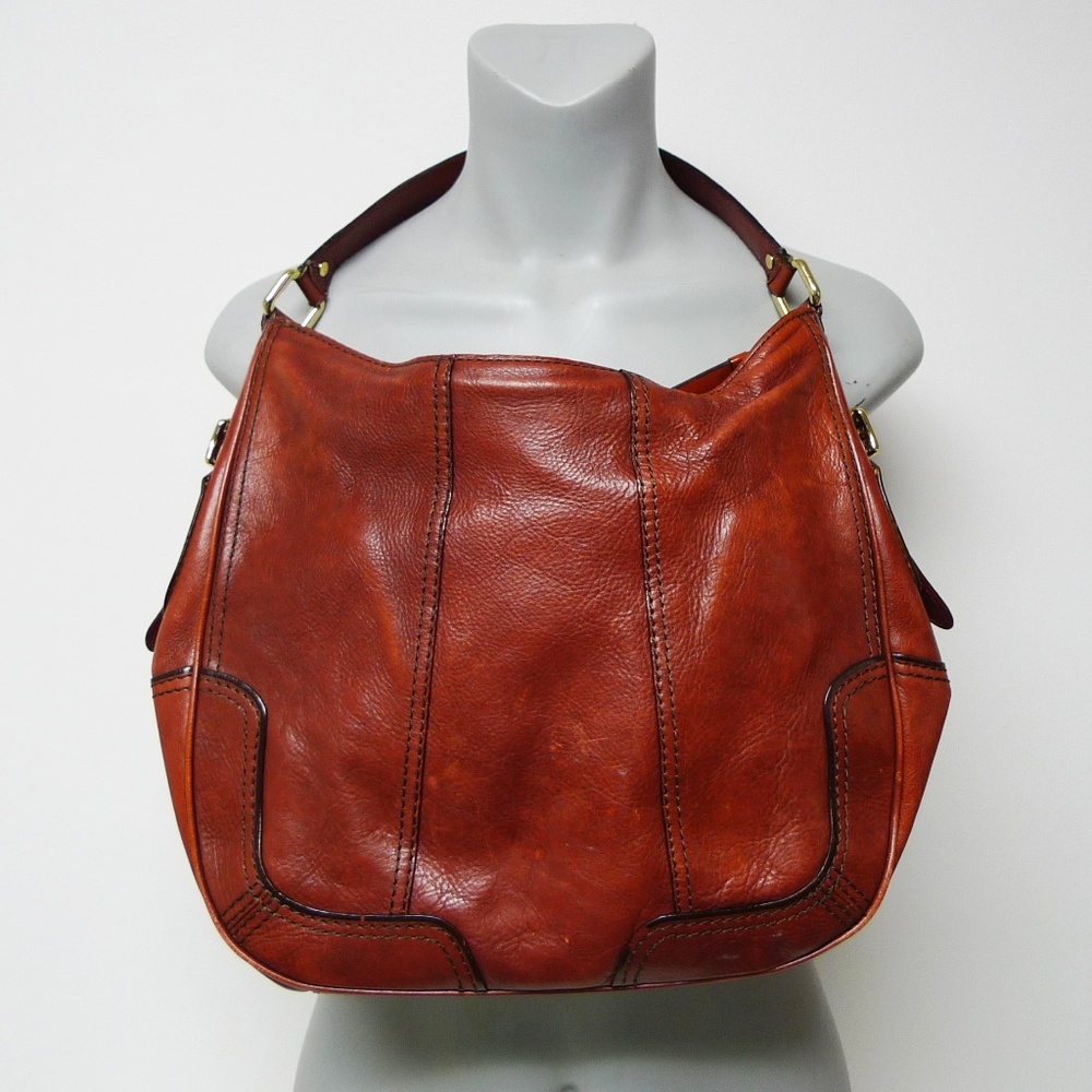Antonio Melani burgundy leather Hobo bag